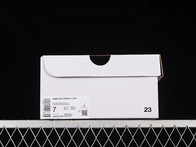 All categories Air Jordan Jordan series basketball shoes Air Jordan 1 Low G version pure original Air Jordan 1 Low AJ1 Joe 1 black powder low-top basketball shoes DC0774-003